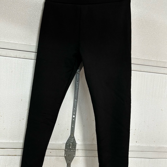 Fleece lined Black Leggings size Large perfect condition - Picture 1 of 5